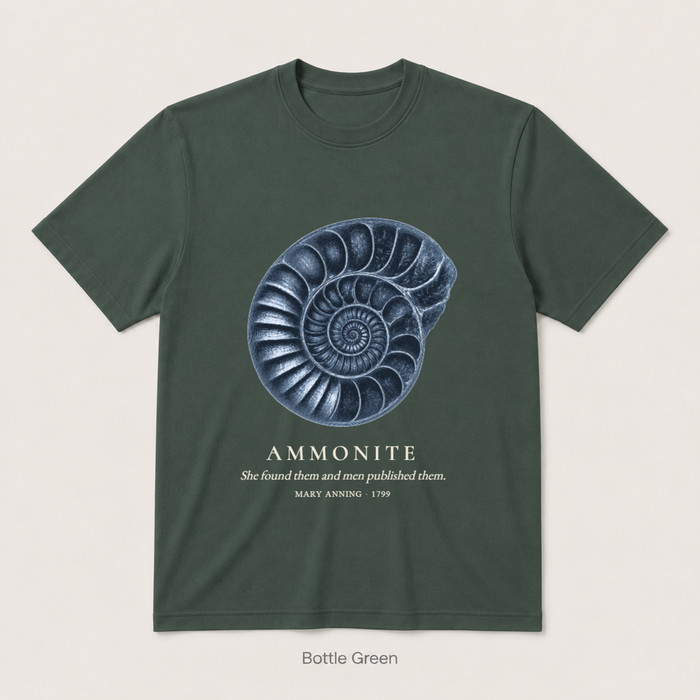 Ammonite - Mary Anning — Bottle Green