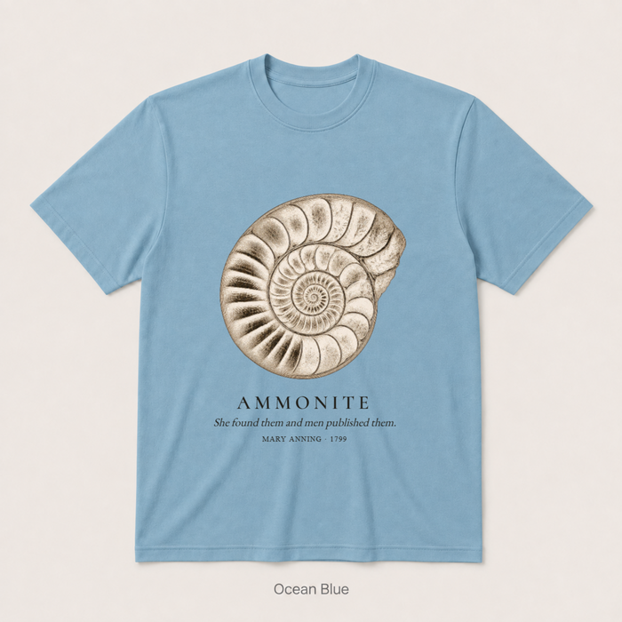 Ammonite - Mary Anning — Ocean Blue