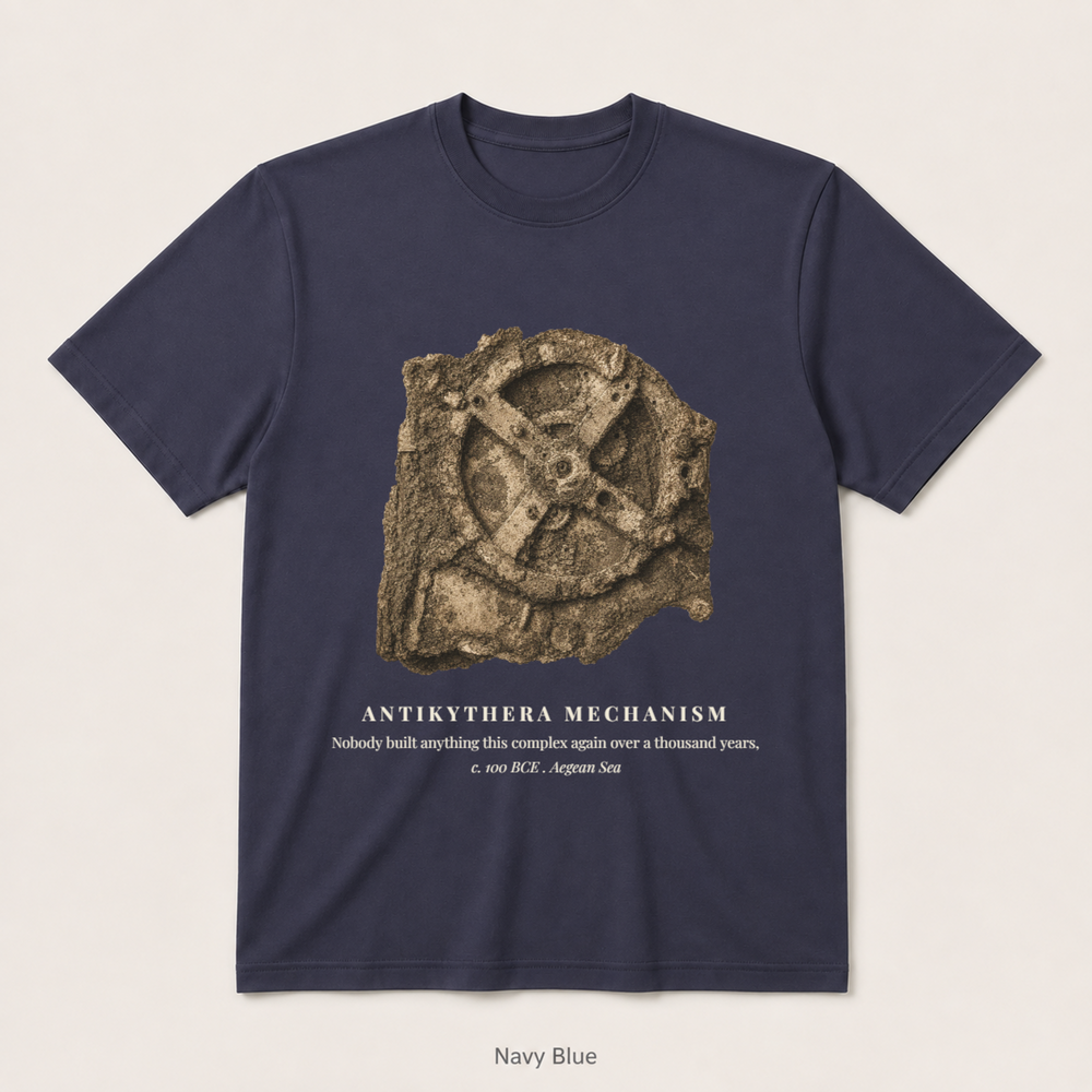 Antikythera Mechanism — Navy Blue