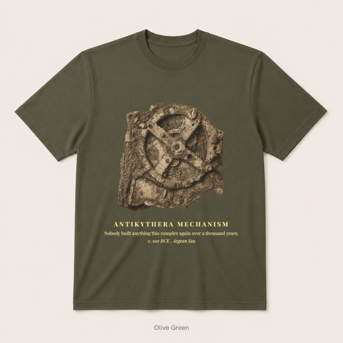 Antikythera Mechanism — Olive Green