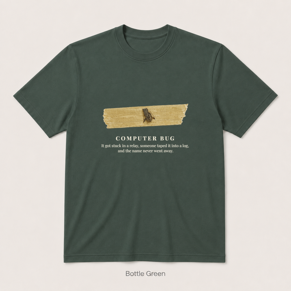 Computer Bug — Bottle Green