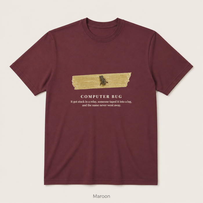 Computer Bug — Maroon