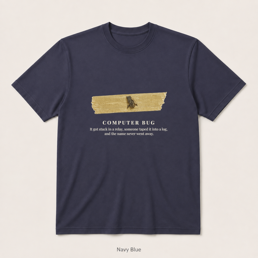 Computer Bug — Navy Blue