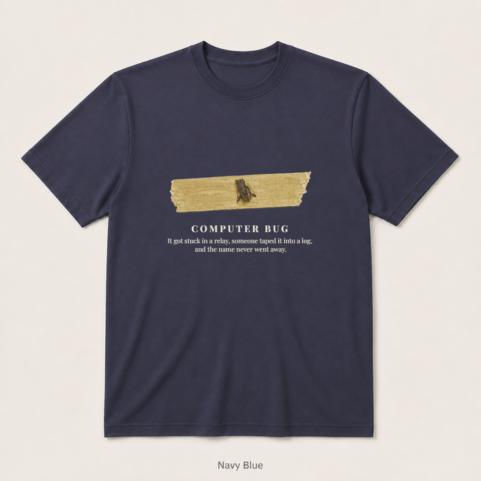Computer Bug — Navy Blue