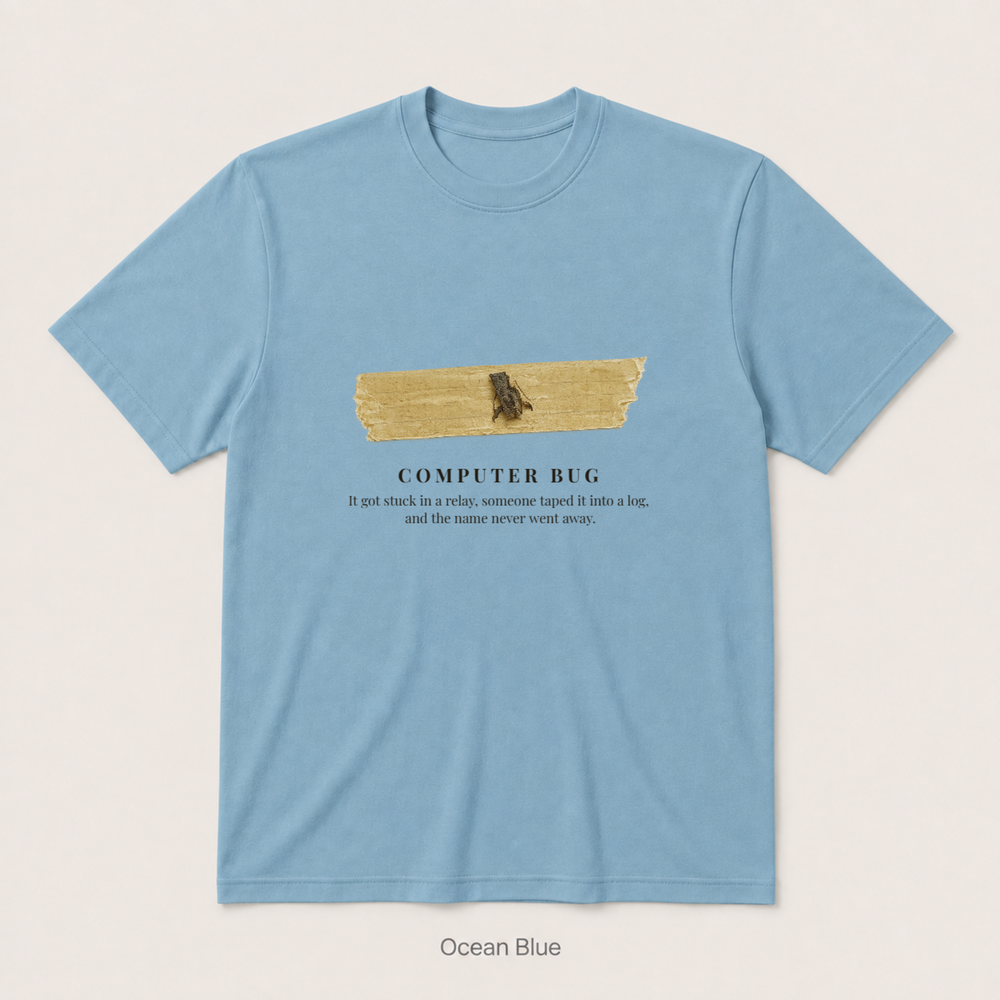 Computer Bug — Ocean Blue