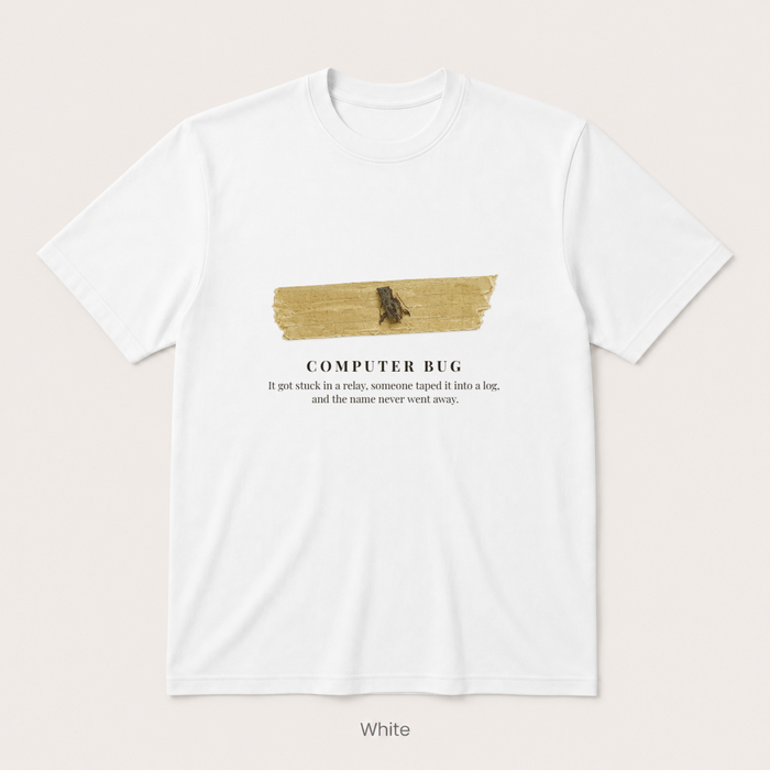 Computer Bug — Off White