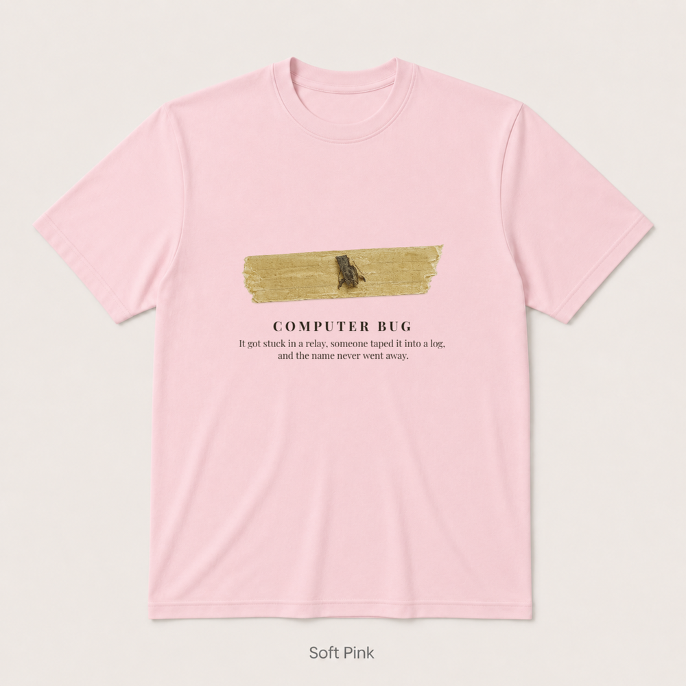 Computer Bug — Soft Pink