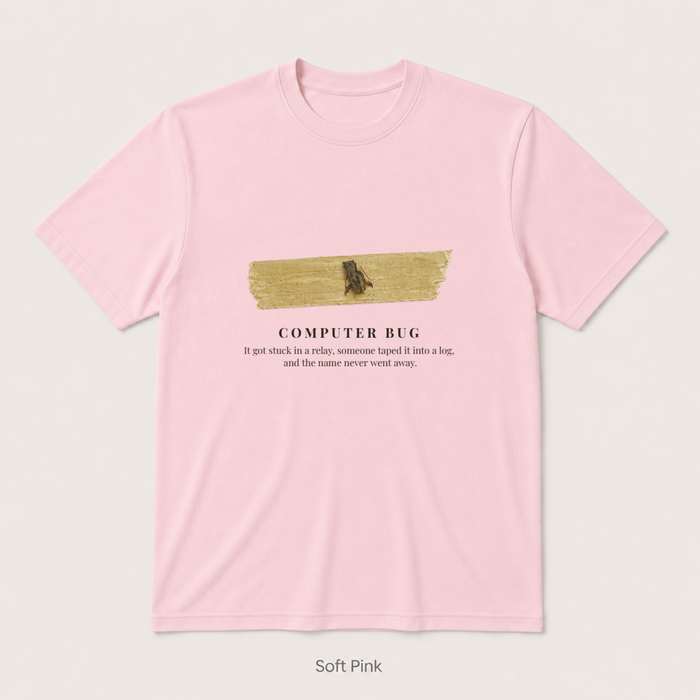 Computer Bug — Soft Pink