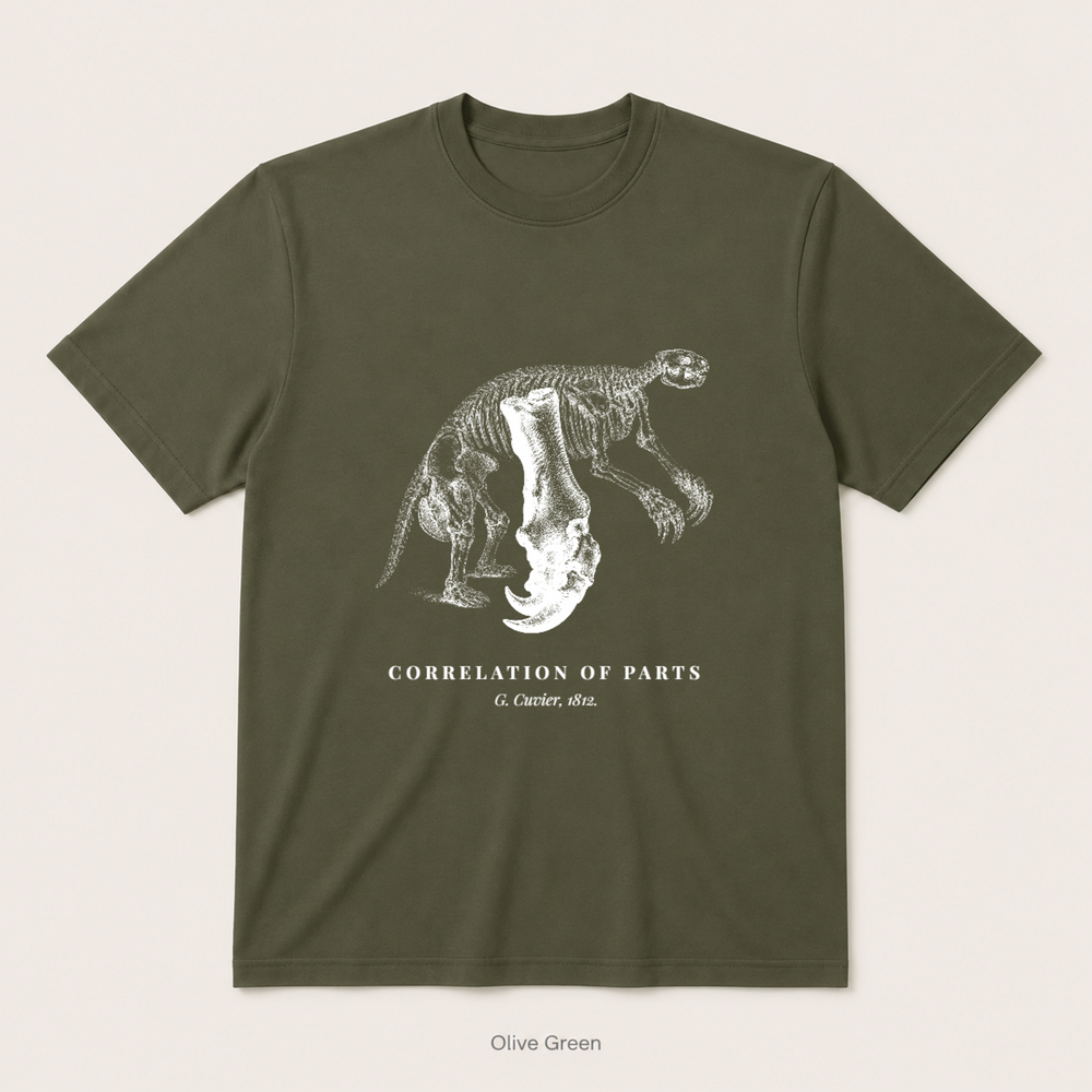 Corelation of Parts - G. Cuvier — Olive Green