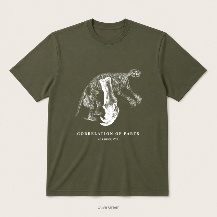 Corelation of Parts - G. Cuvier — Olive Green