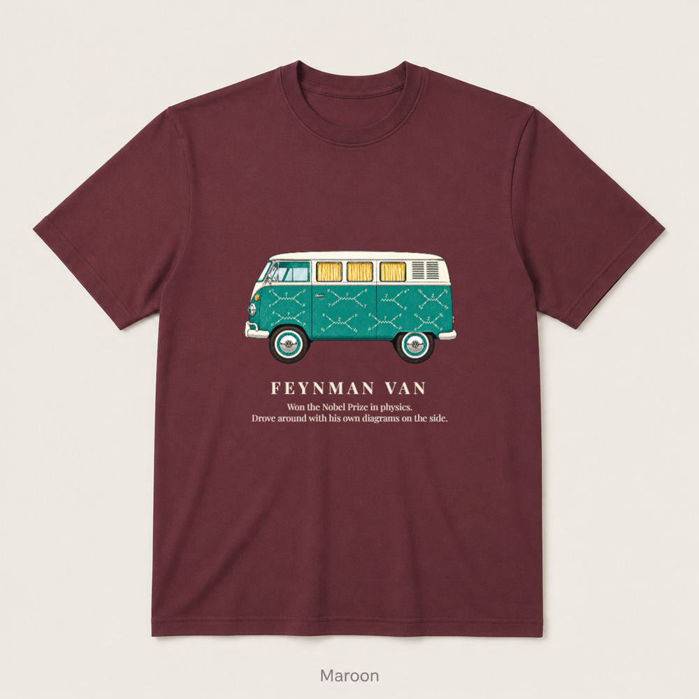Feynman Van — Maroon