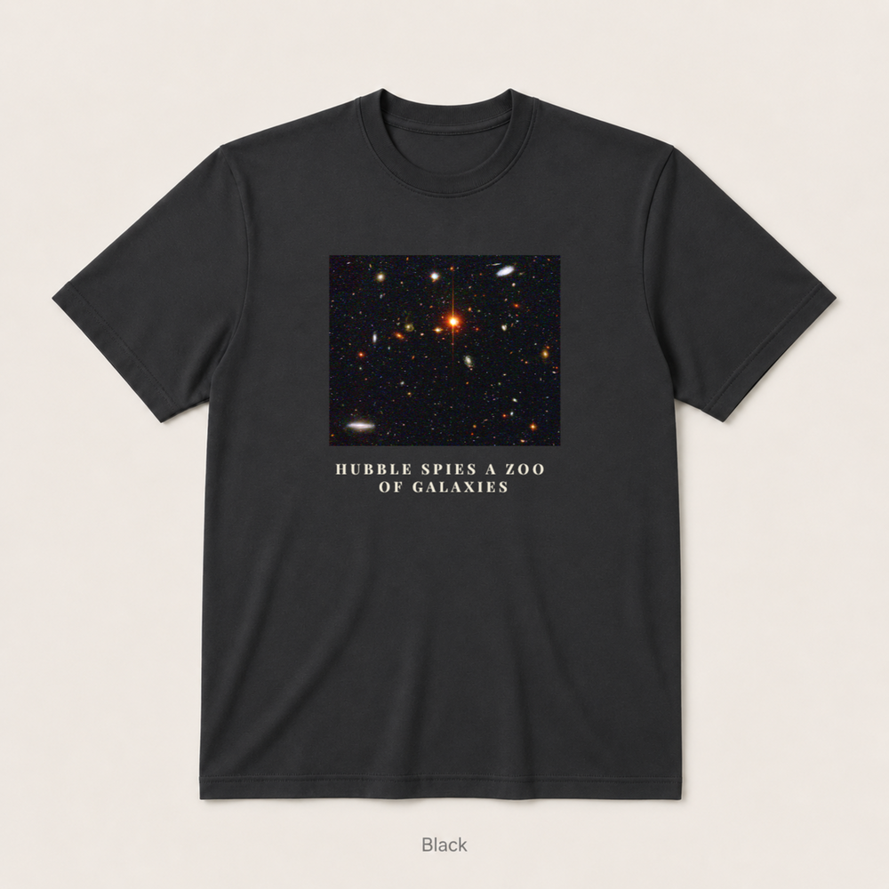 Hubble Deep Field — Black