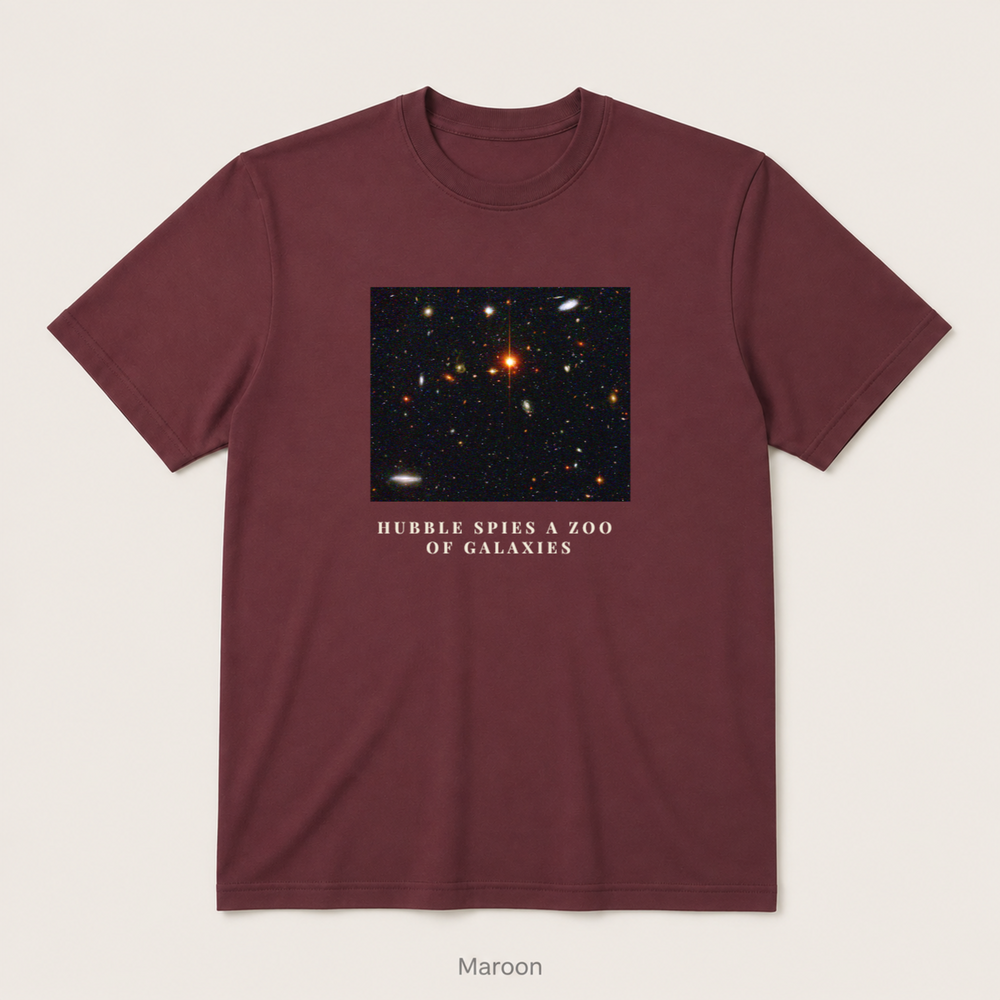 Hubble Deep Field — Maroon