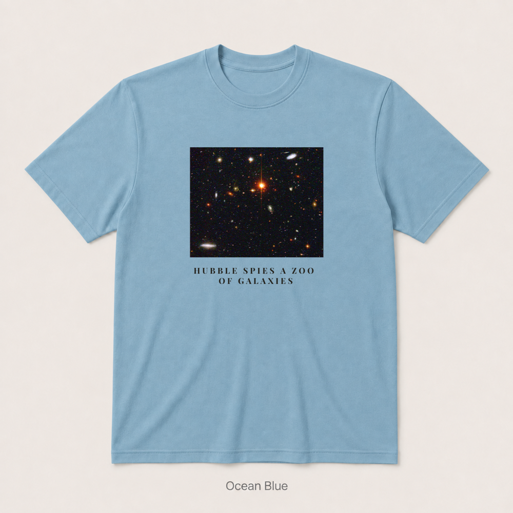 Hubble Deep Field — Ocean Blue