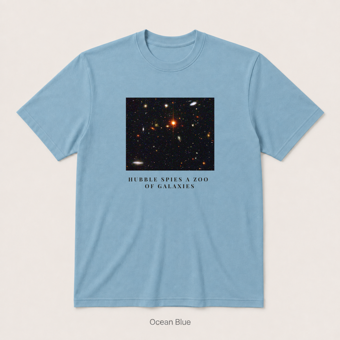 Hubble Deep Field — Ocean Blue