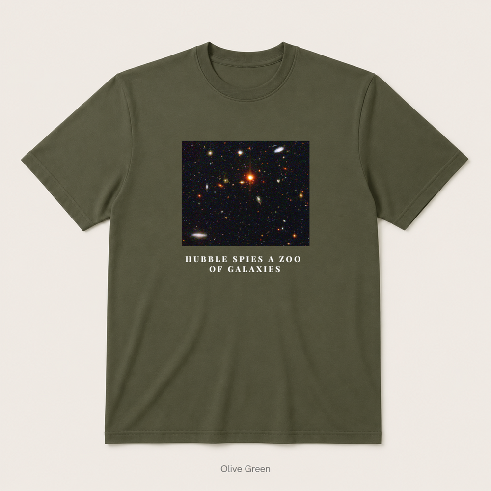 Hubble Deep Field — Olive Green
