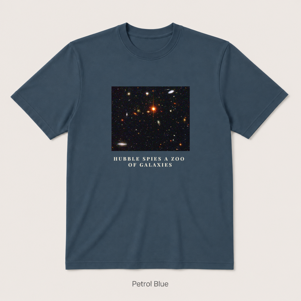 Hubble Deep Field — Petrol Blue