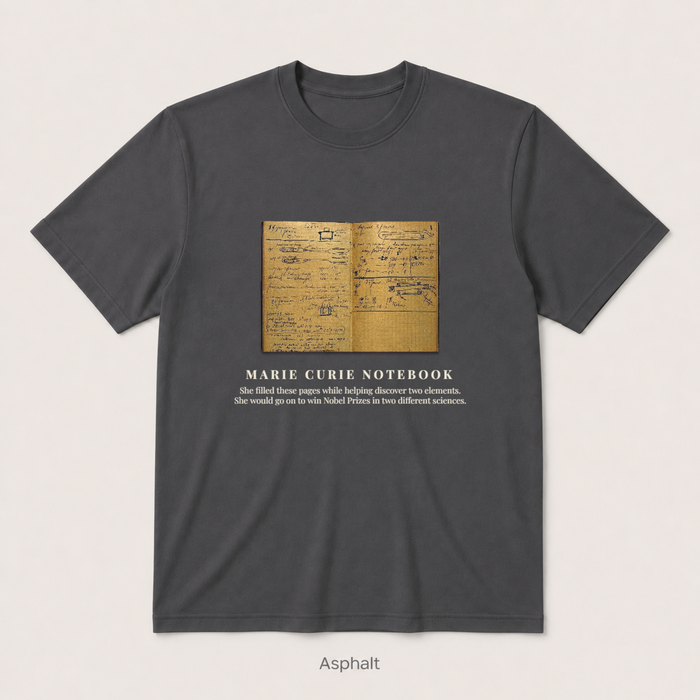 Marie Curie Notebook — Asphalt