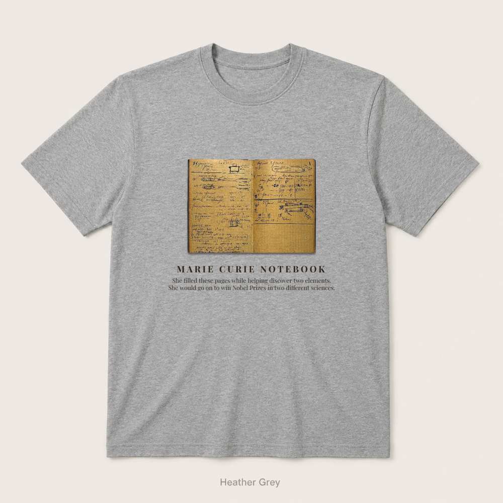 Marie Curie Notebook — Heather Grey