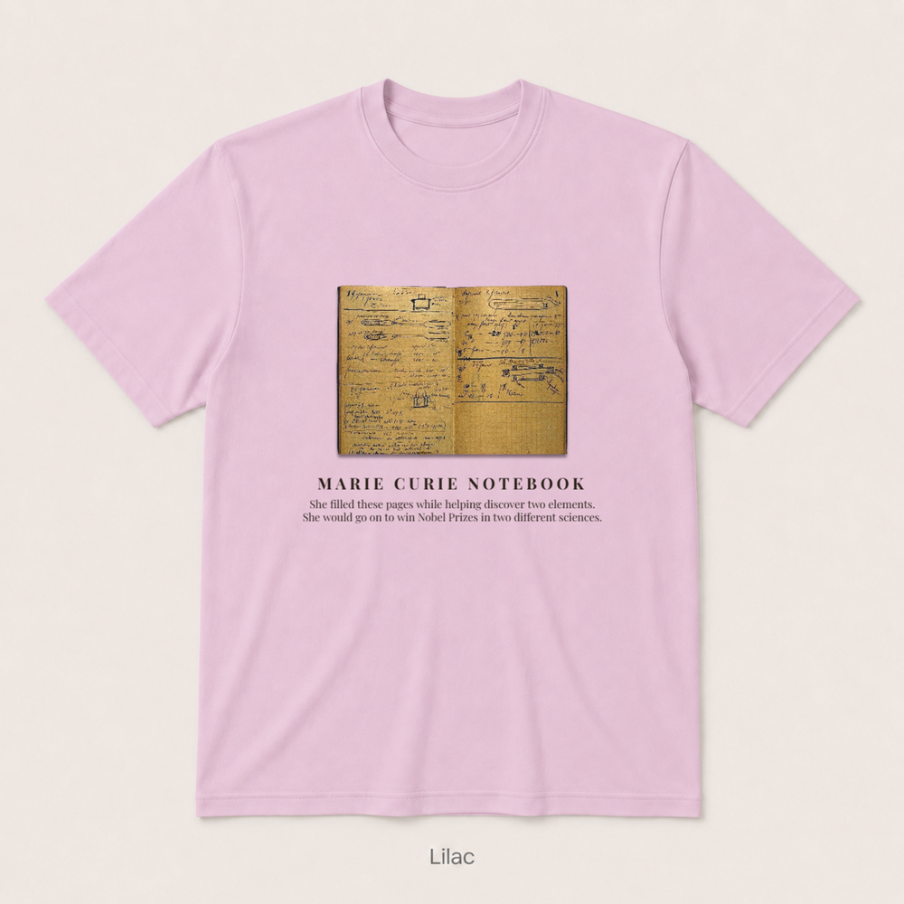 Marie Curie Notebook — Lilac