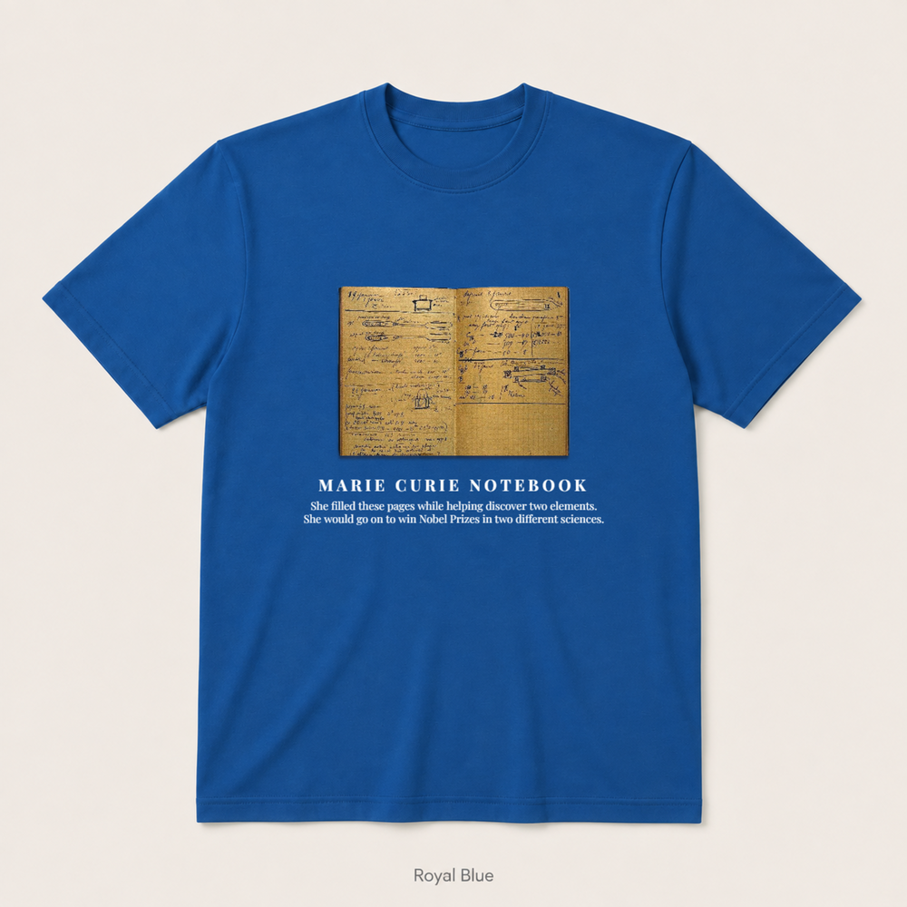 Marie Curie Notebook — Royal Blue