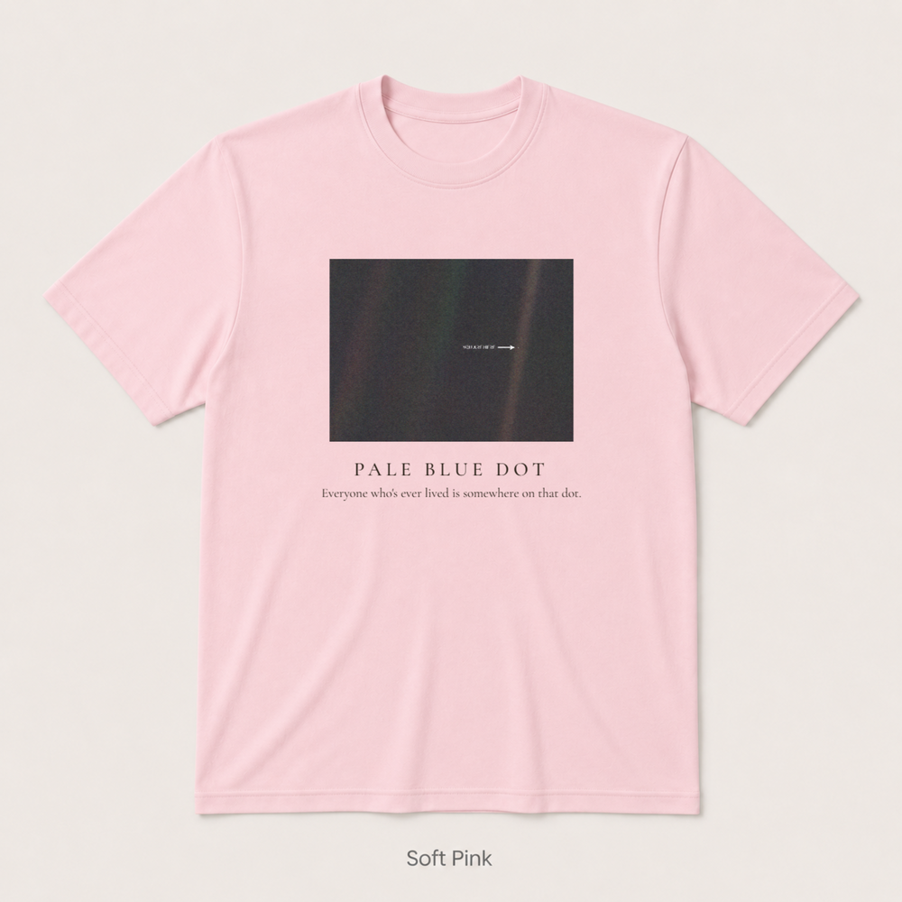 Pale Blue Dot — Soft Pink