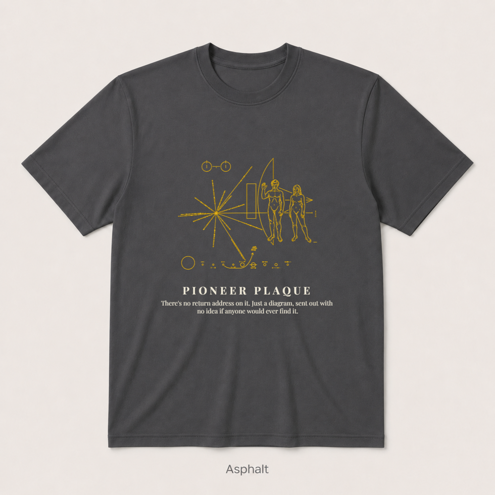 Pioneer Plaque — Asphalt