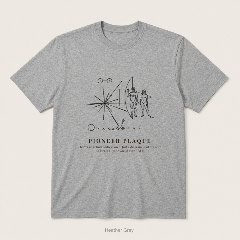 Pioneer Plaque — Heather Grey