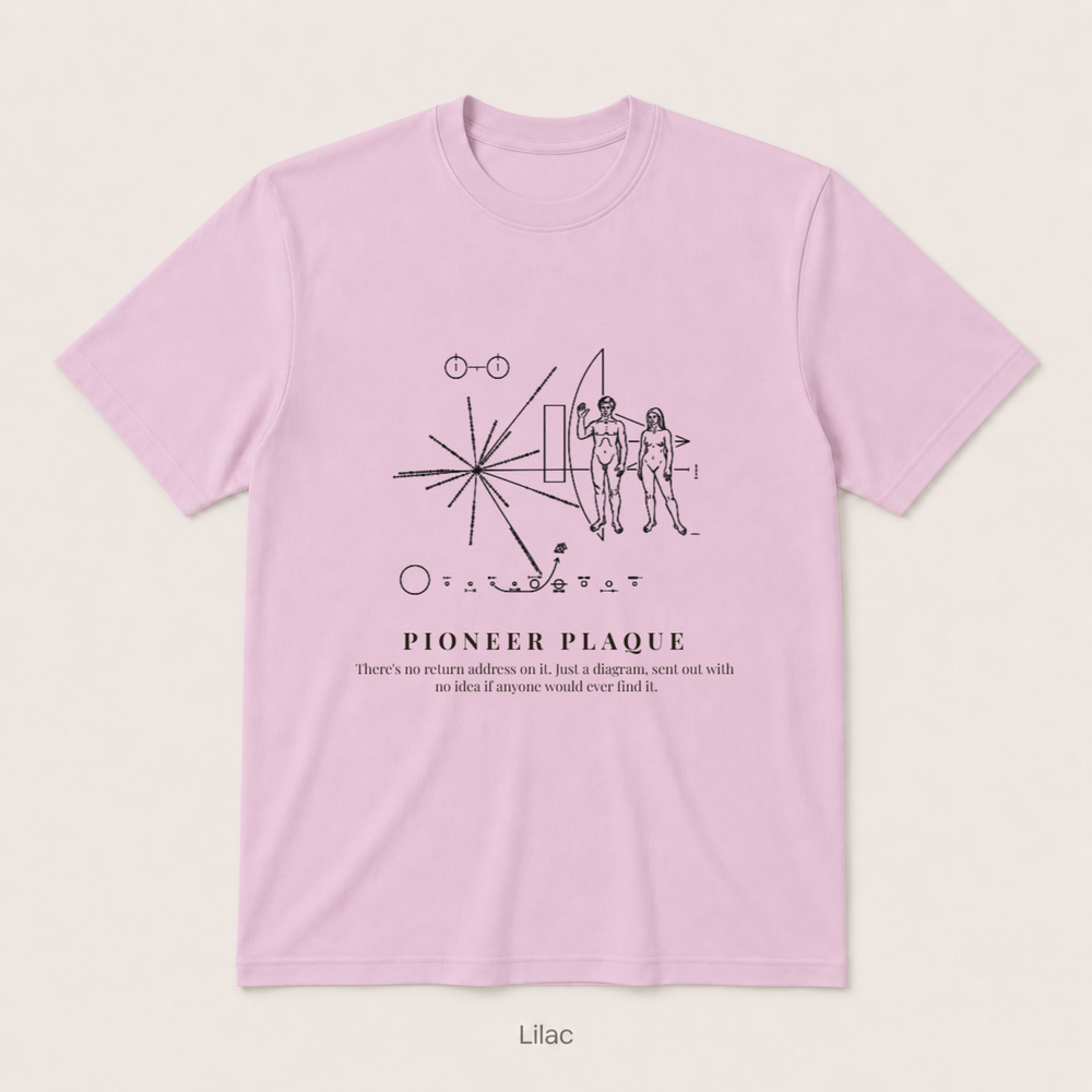 Pioneer Plaque — Lilac