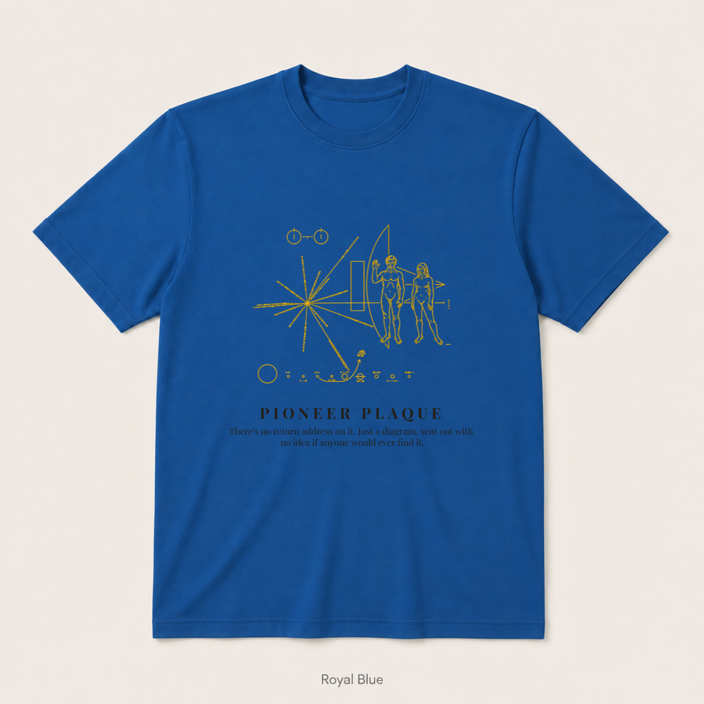 Pioneer Plaque — Royal Blue