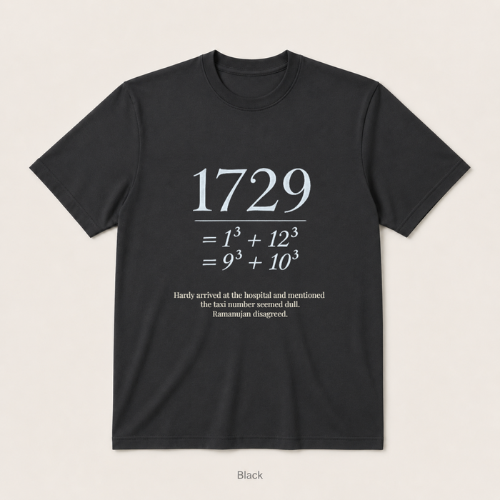 Ramanujan Taxi — Black