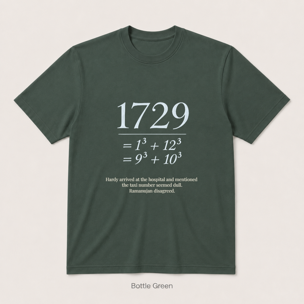 Ramanujan Taxi — Bottle Green