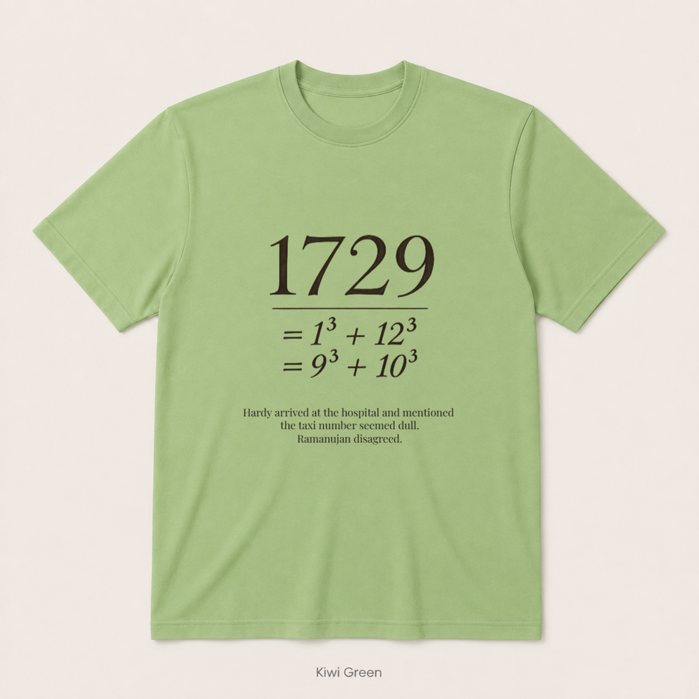 Ramanujan Taxi — Kiwi Green