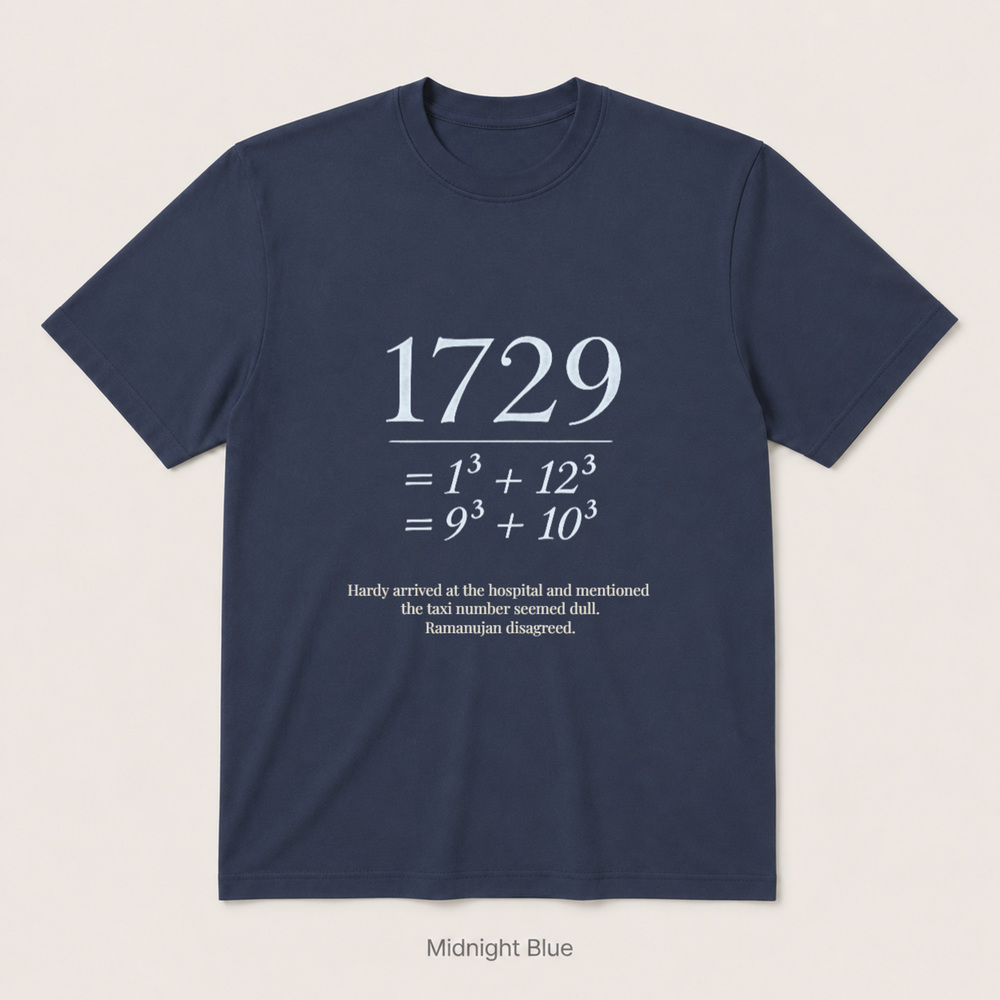 Ramanujan Taxi — Midnight Blue