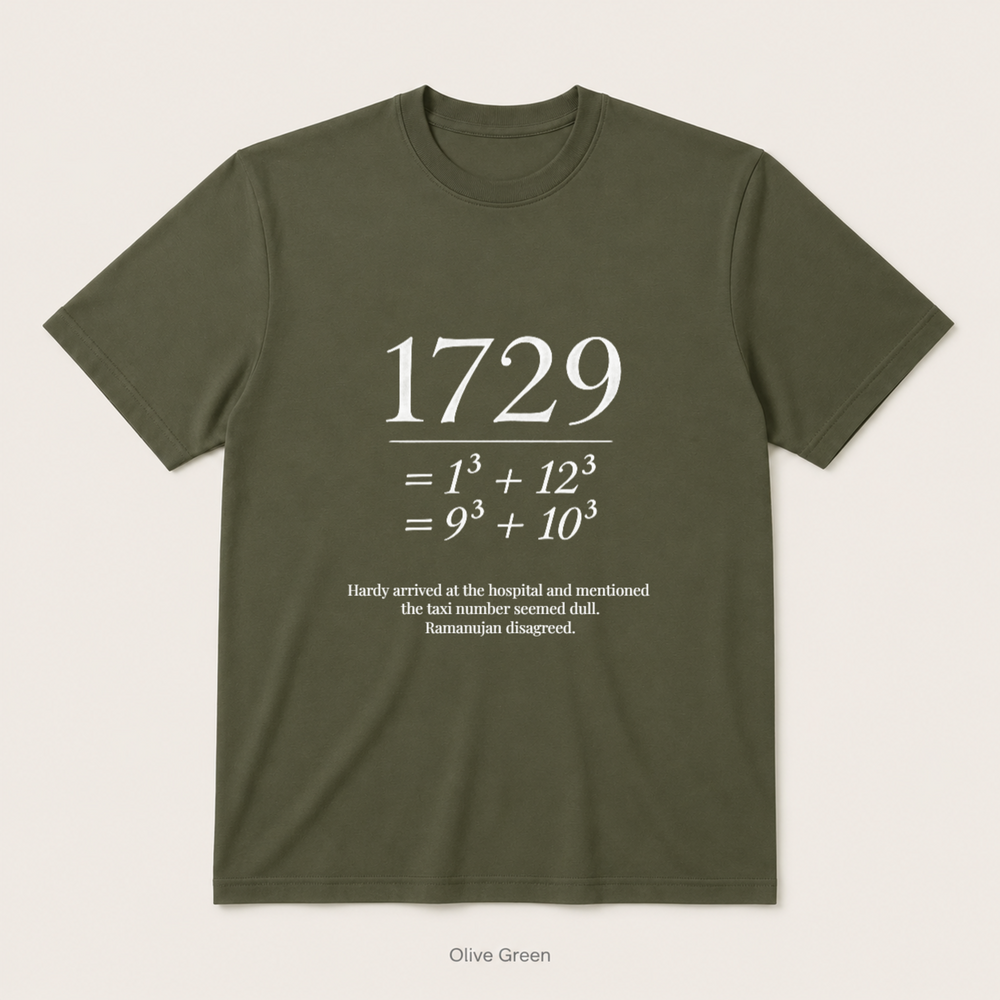 Ramanujan Taxi — Olive Green