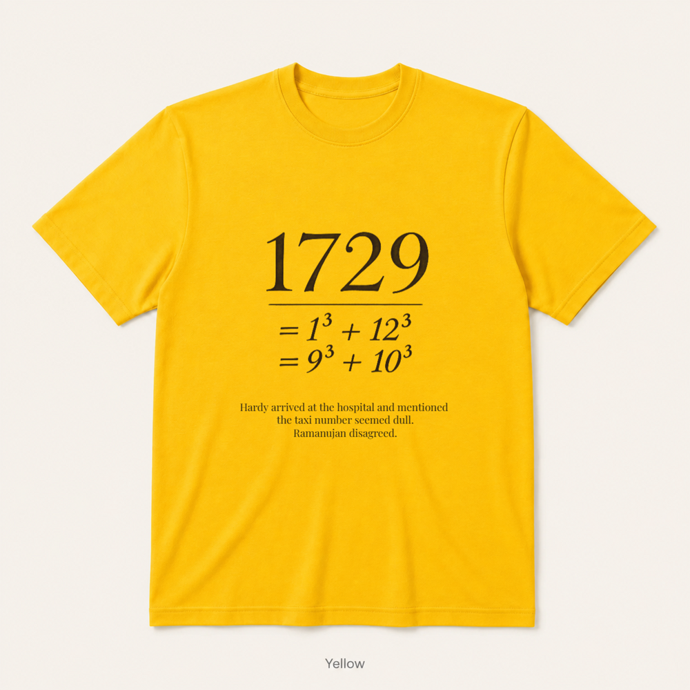 Ramanujan Taxi — Yellow