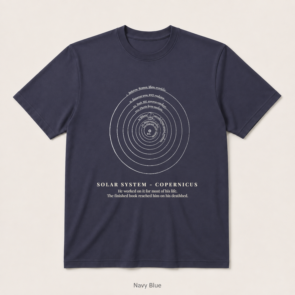 Solar System - Copernicus — Navy Blue