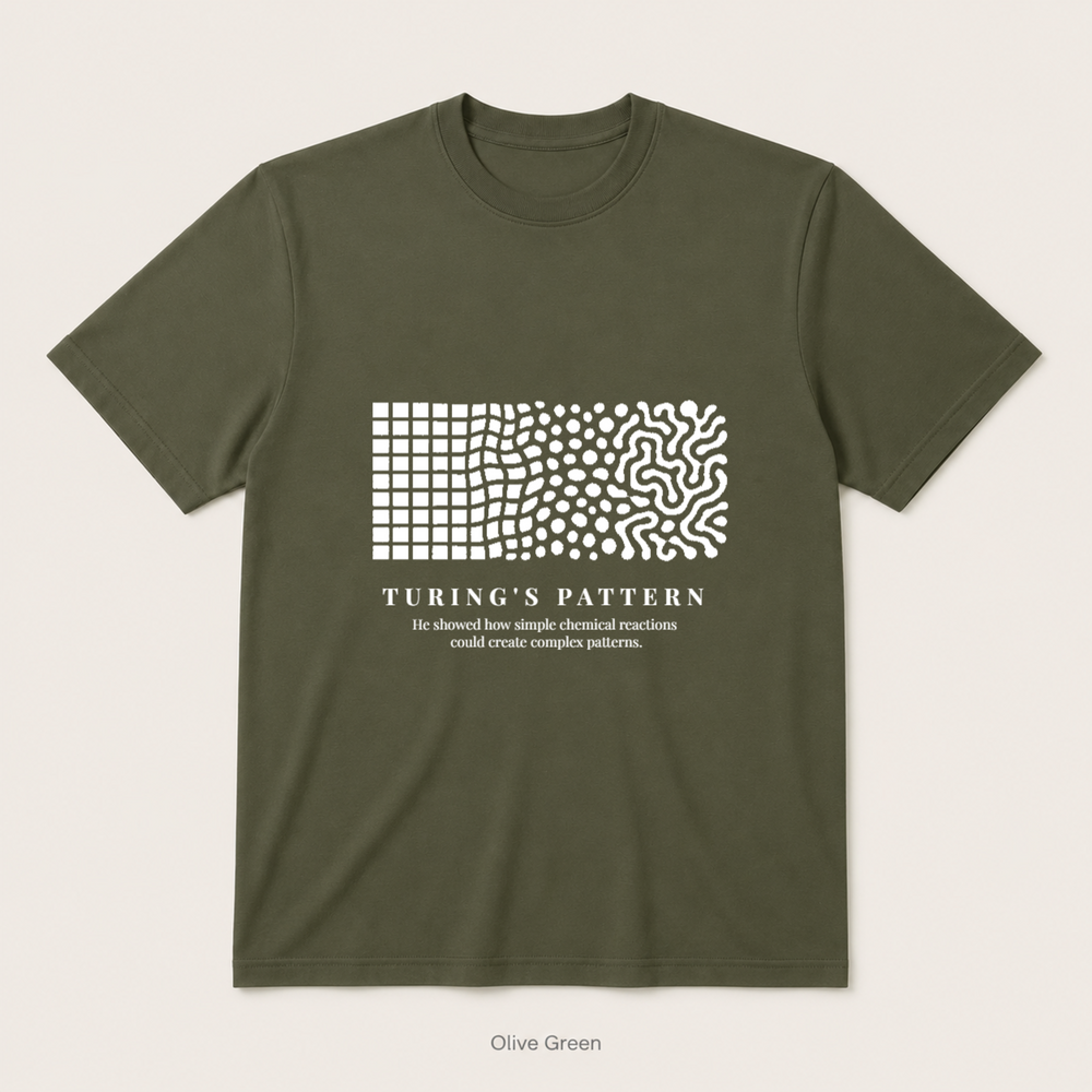 Turing's Pattern — Olive Green