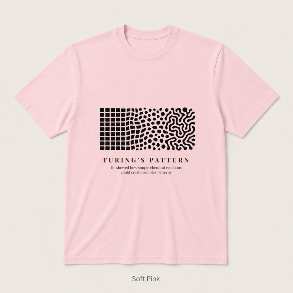 Turing's Pattern — Soft Pink
