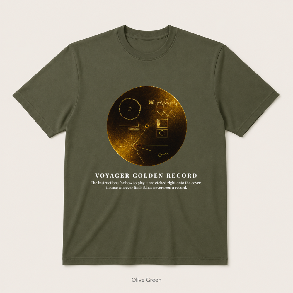 Voyager Golden Record — Olive Green