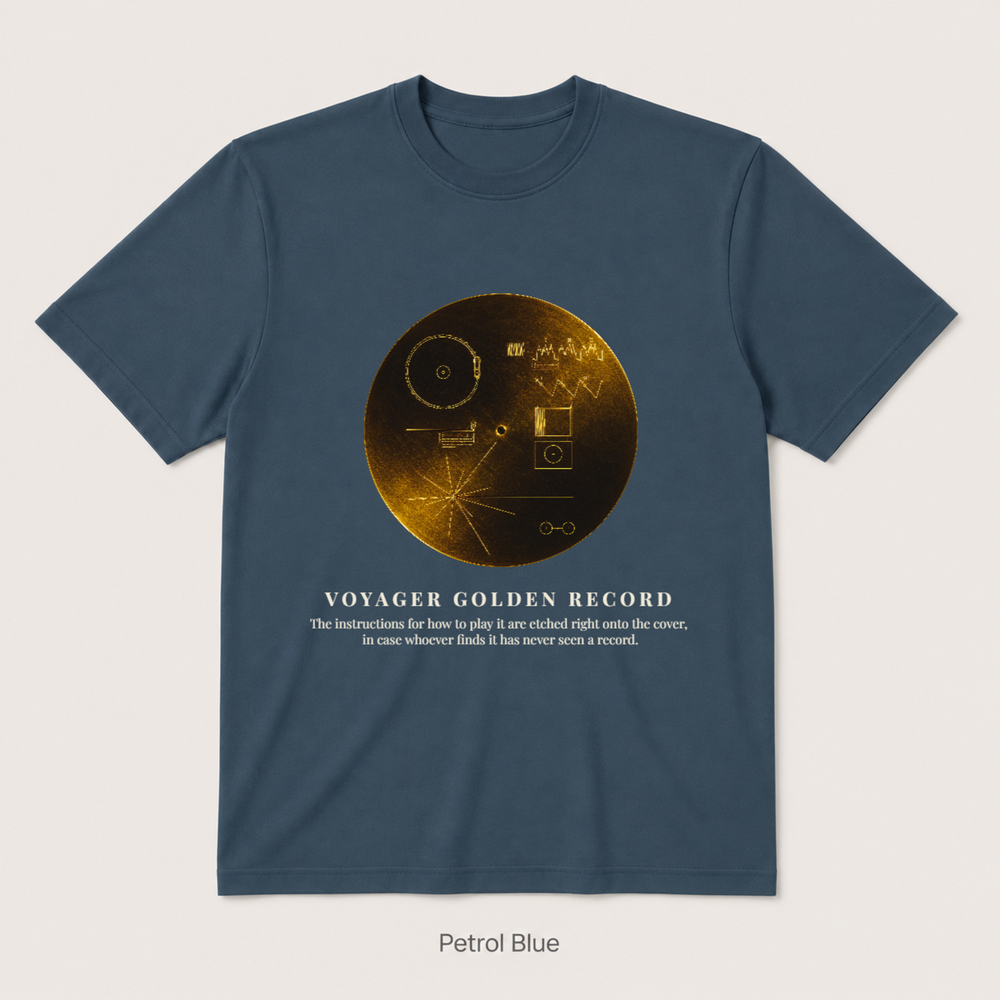 Voyager Golden Record — Petrol Blue