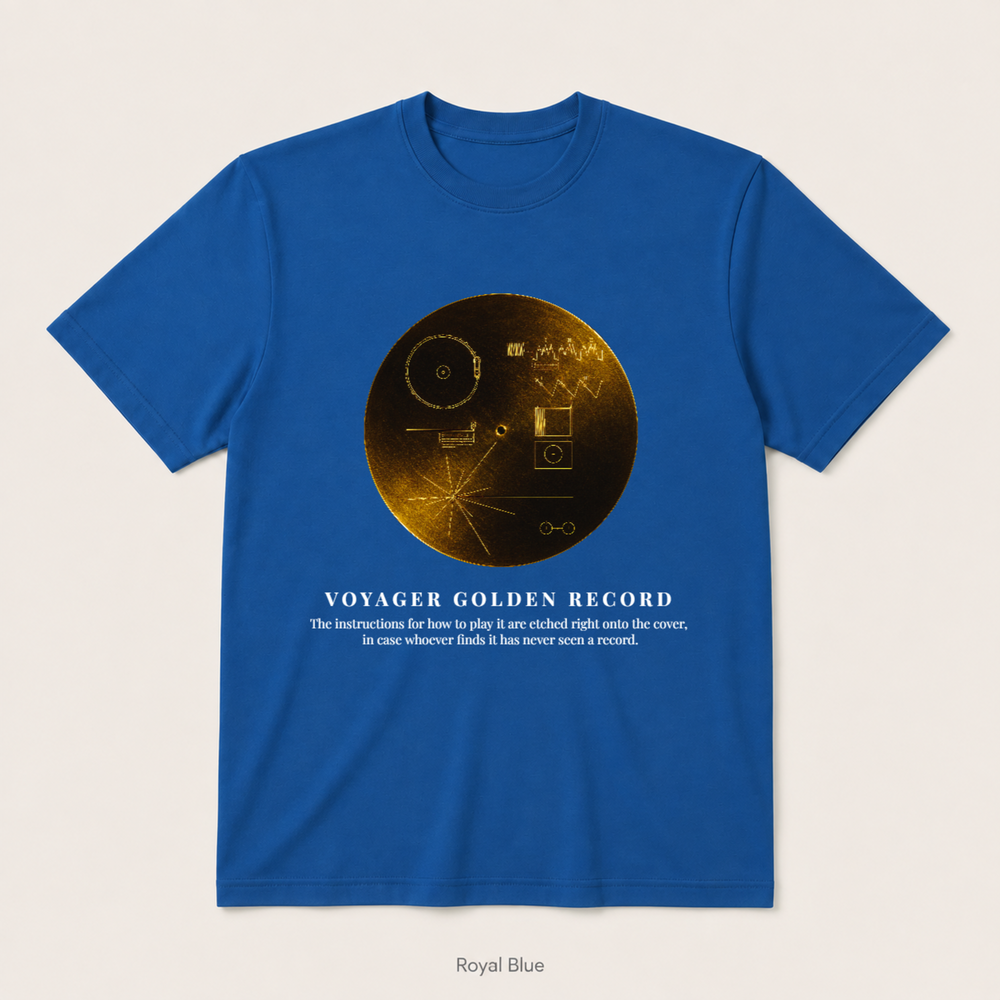 Voyager Golden Record — Royal Blue
