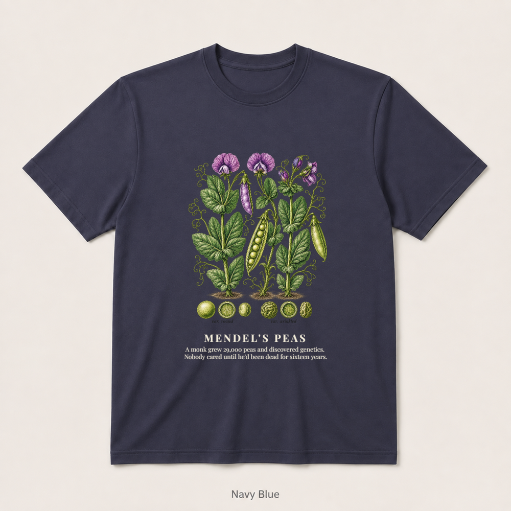 Mendel's Peas — Navy Blue