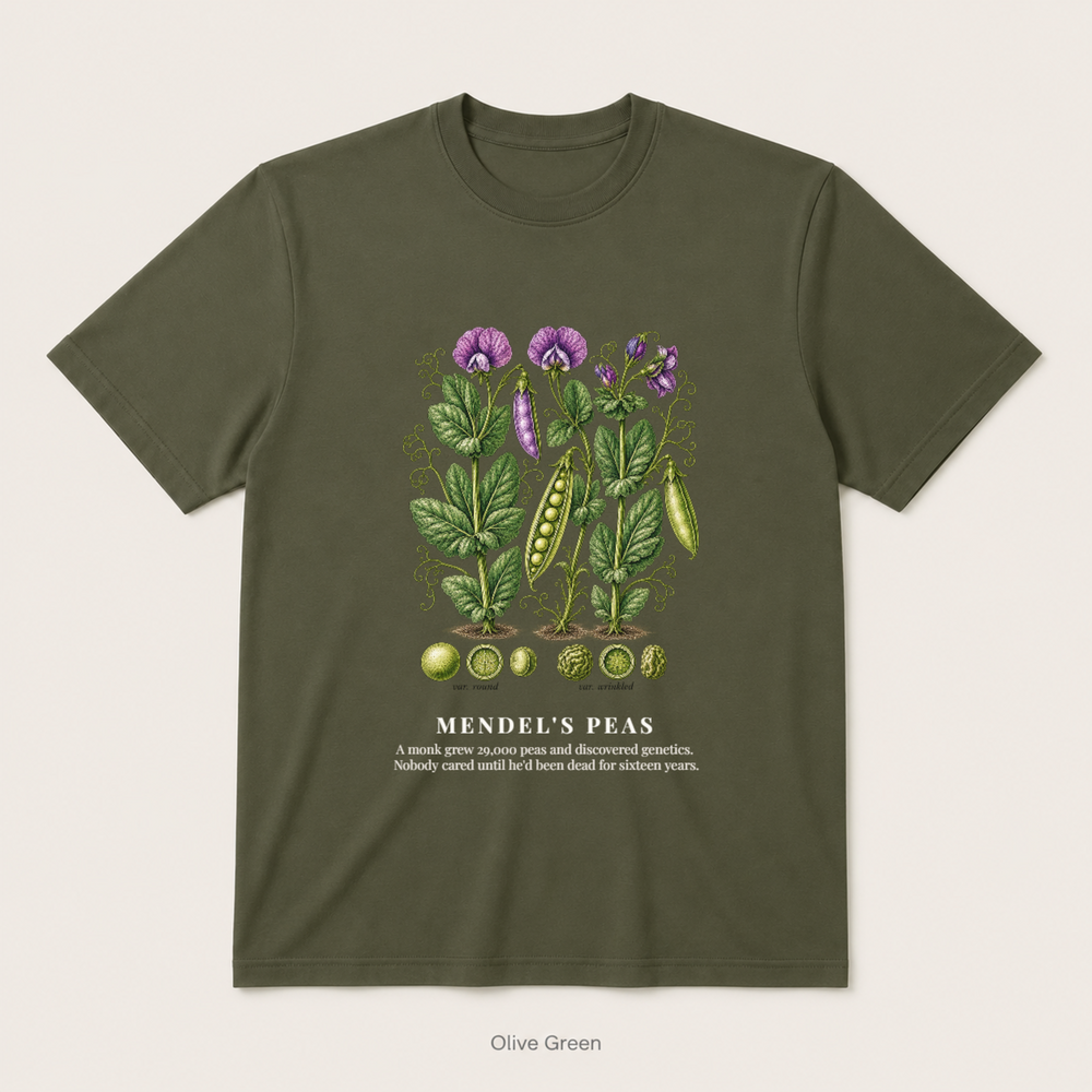Mendel's Peas — Olive Green