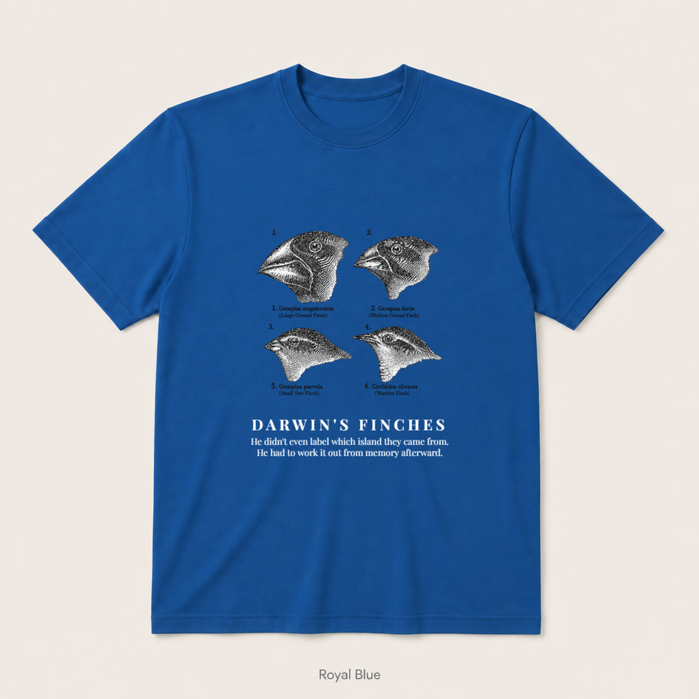 Darwin's Finches — Royal Blue