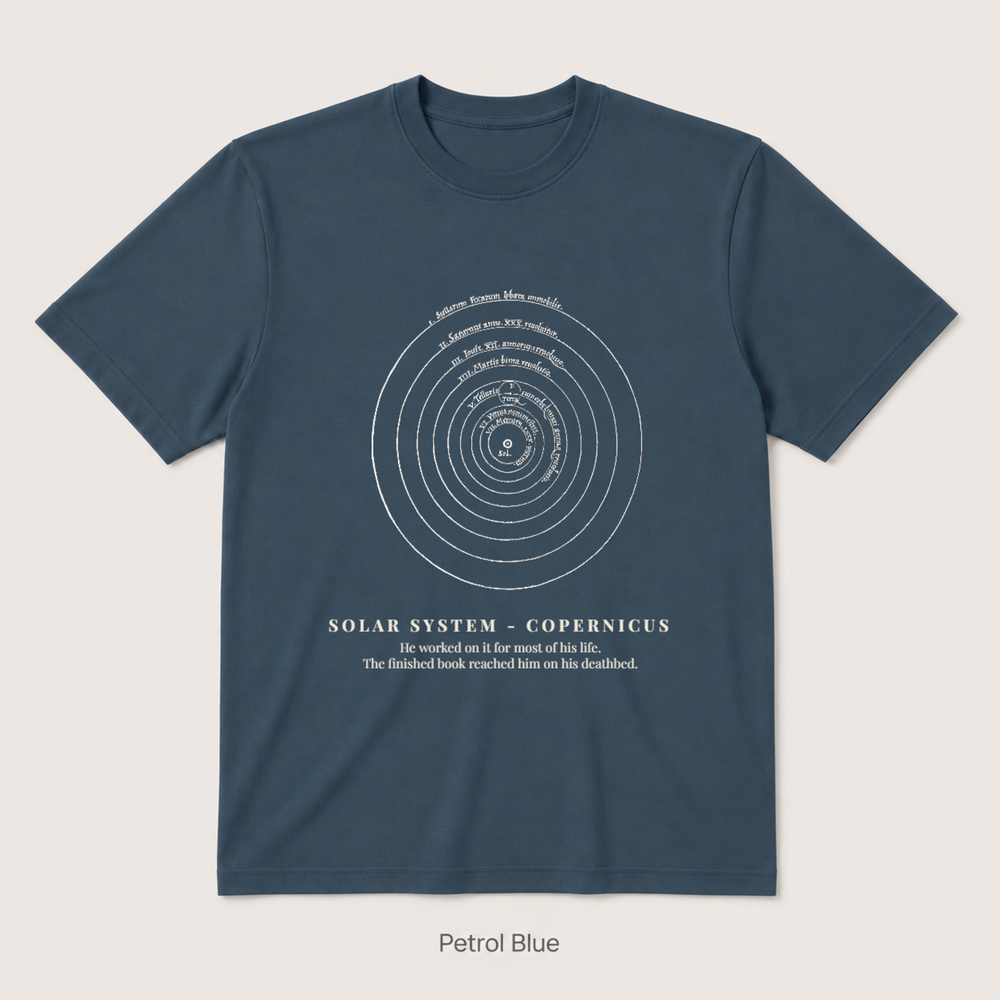 Solar System - Copernicus — Petrol Blue